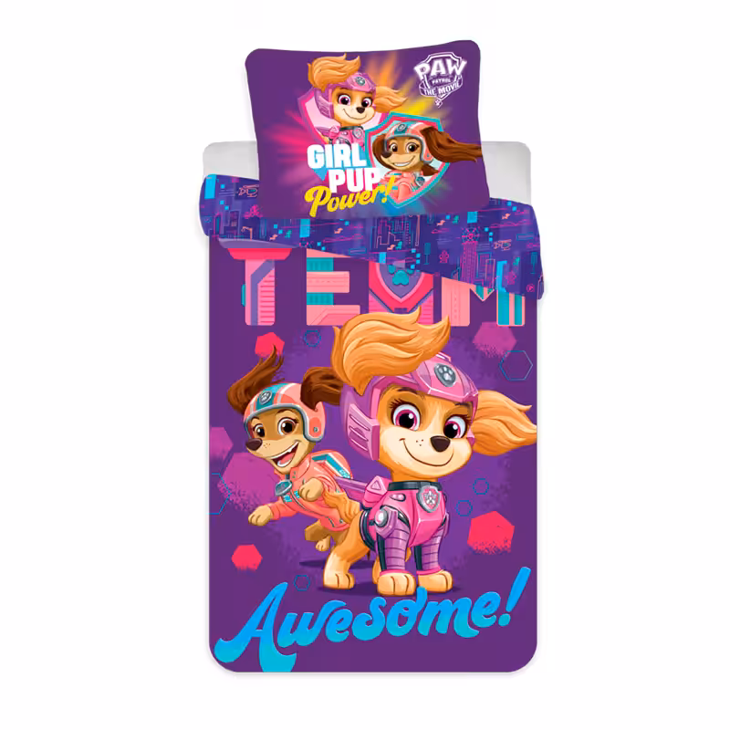 Capa de Edredão e Fronha da Patrulha Pata O Filme Awesome - Image 2