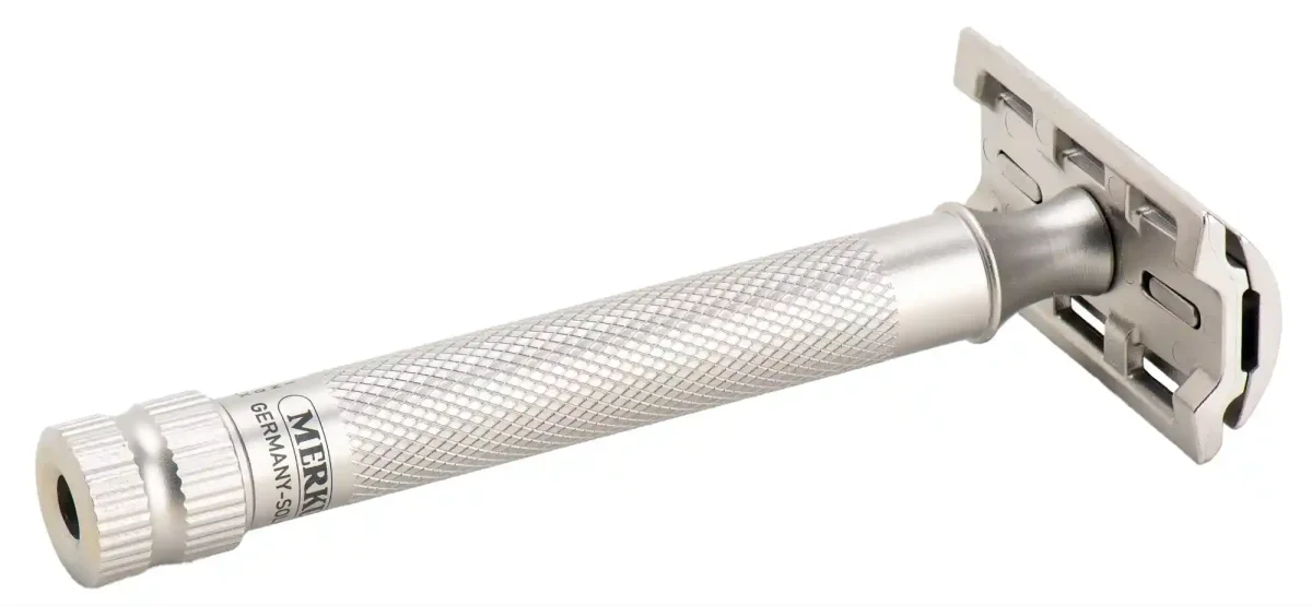 Maquina de Barba Merkur 34 XL INOX ACETINADO - Image 4