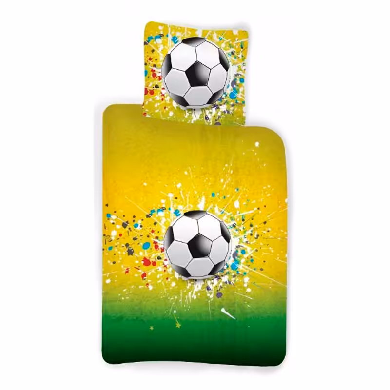 Capa de Edredão e Fronha do Futebol de 100 x 140 cm
