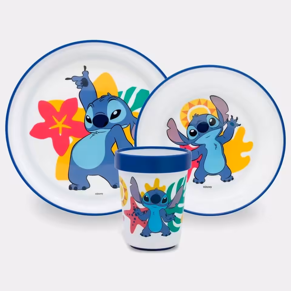 Conjunto Antiderrapante Disney Stitch de 3pcs - Image 2