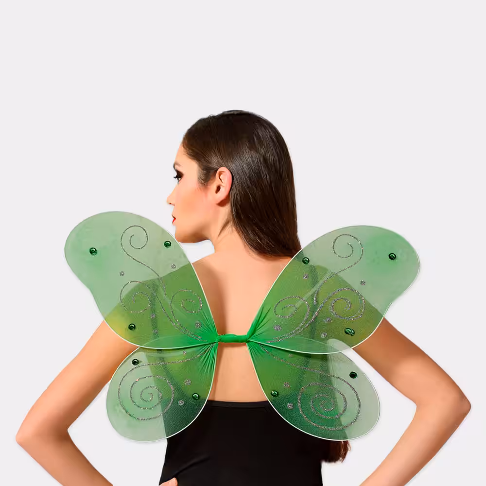 Asas de Borboleta 48x37cm Verde