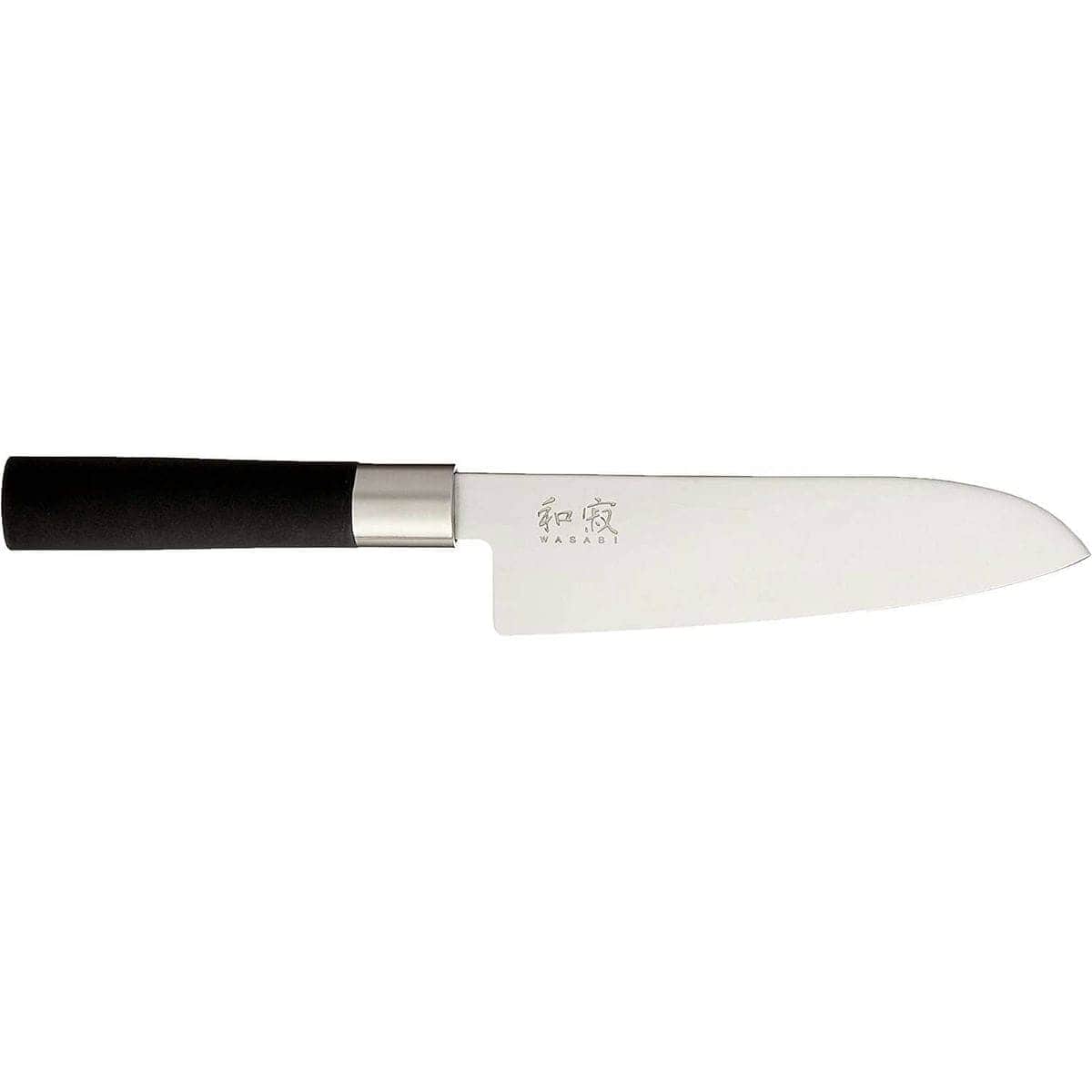 Faca Japonesa de Santoku Kai Wasabi Black