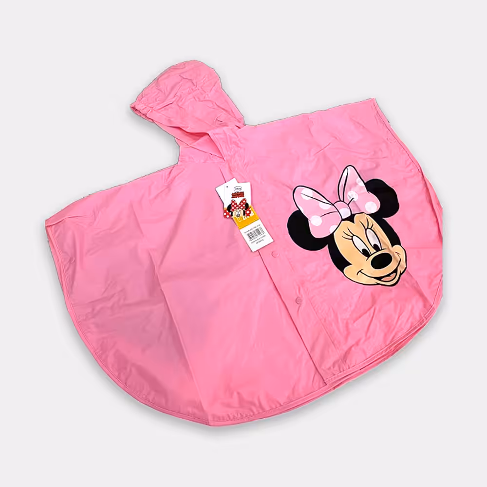Capa de Chuva Minnie Mouse com Capuz