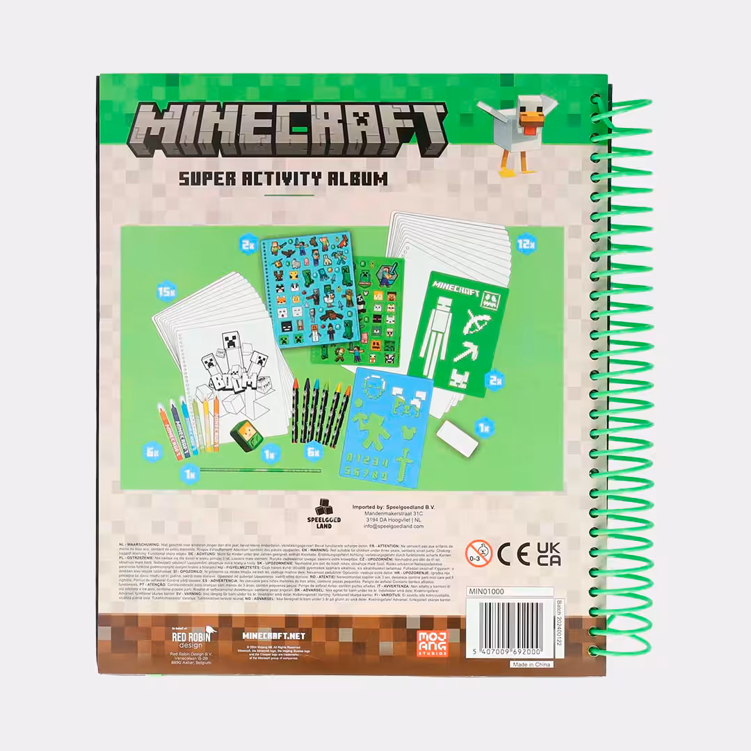 Álbum de Atividades Minecraft para Colorir - Image 6