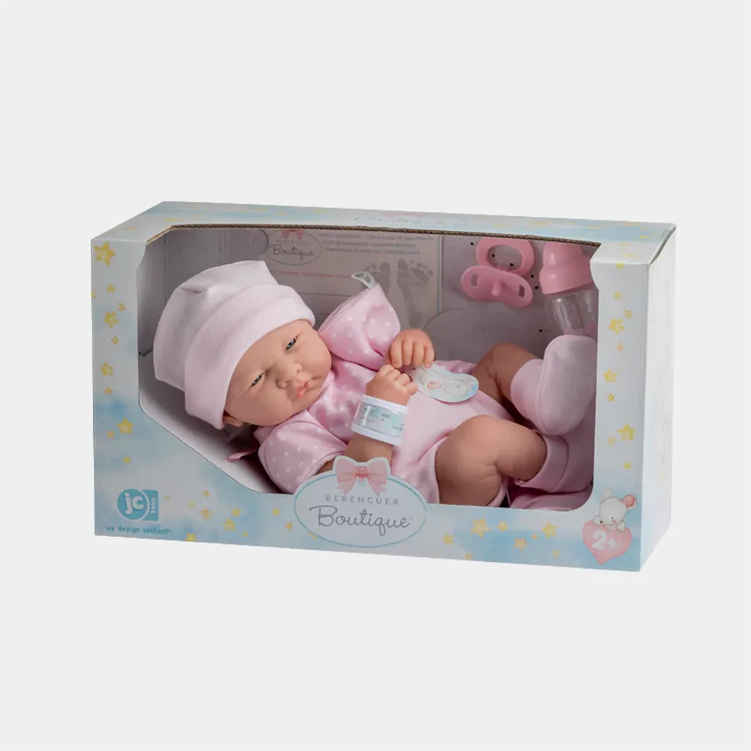 Bebé Reborn Rosa em Vinil