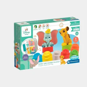 Blocos Clementoni Clássicos Disney Rei Leão e Dumbo