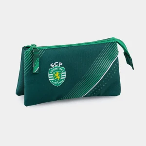 Estojo Escolar Sporting CP Triplo de 22cm