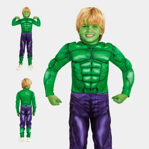 Fato Disfarce Hulk Inspiração de 3-12 Anos