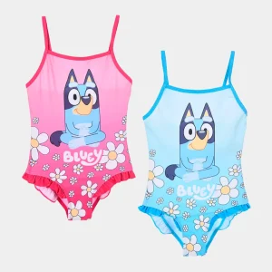 Fato de Banho com Folhos da Bluey 3-6 Anos