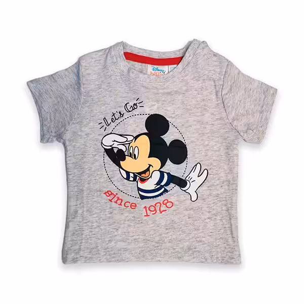 T-Shirt de Bebé Disney do Mickey Mouse Cinza - Image 2