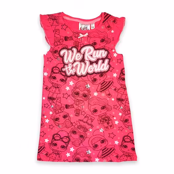 Vestido com Brilhantes das LOL Surprise Rosa