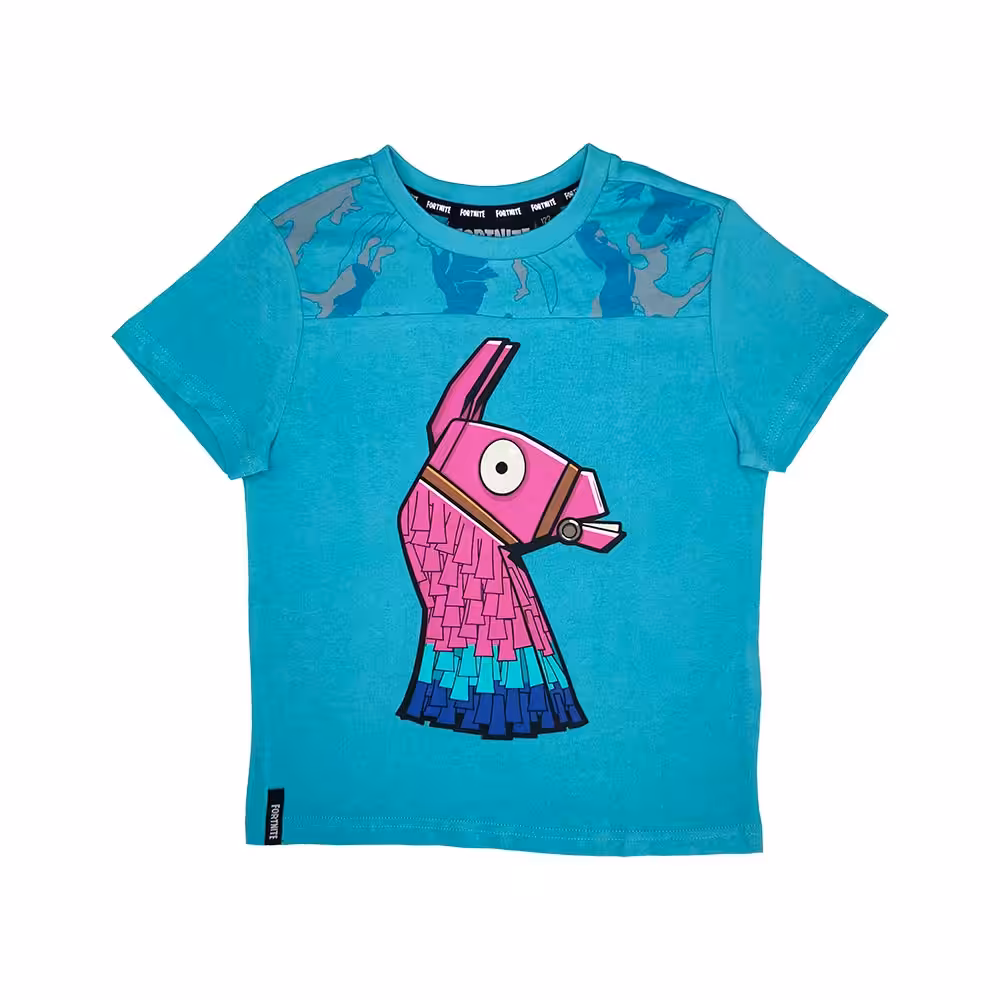 T-Shirt de Manga Curta do Fortnite o Cavalo