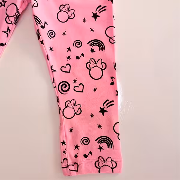 Calça Legging da Minnie Mouse Cor de Rosa - Image 3