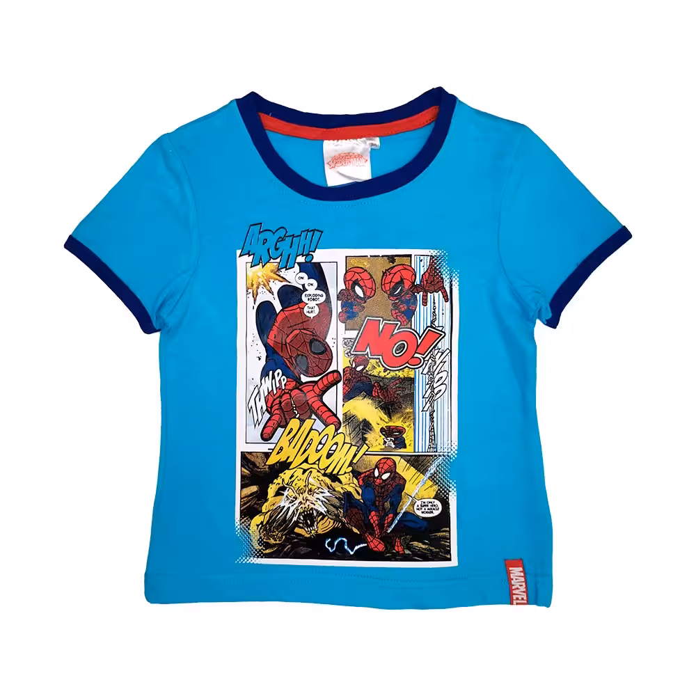 T-Shirt do Homem Aranha a BD Azul