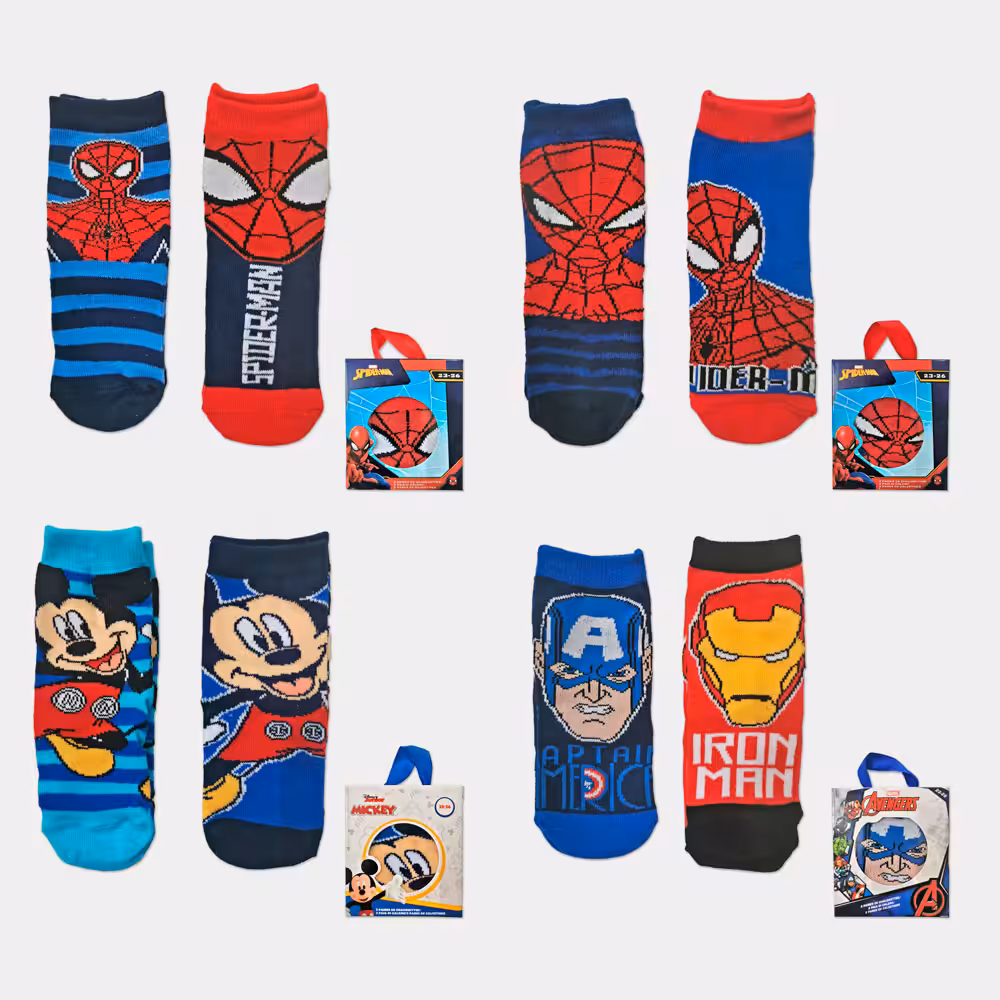 Meias de Menino Disney em Caixa