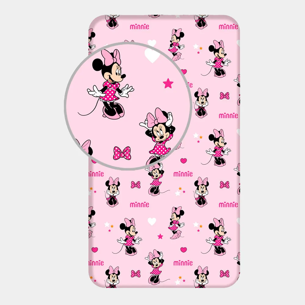 Lençol de Baixo para Cama da Minnie Mouse Disney 200x90cm - Image 2