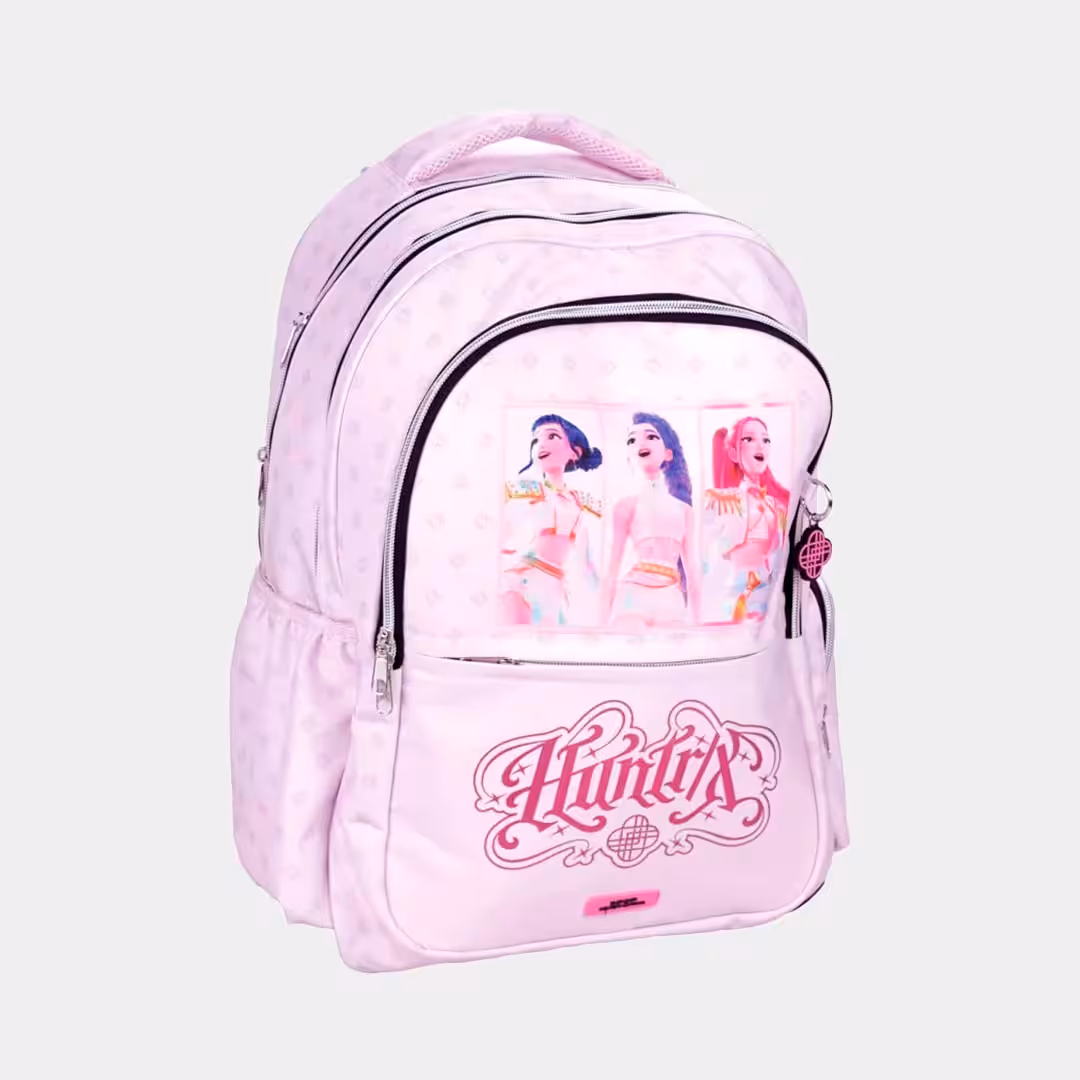 Mochila das K-Pop Escolar Rosa de 46cm