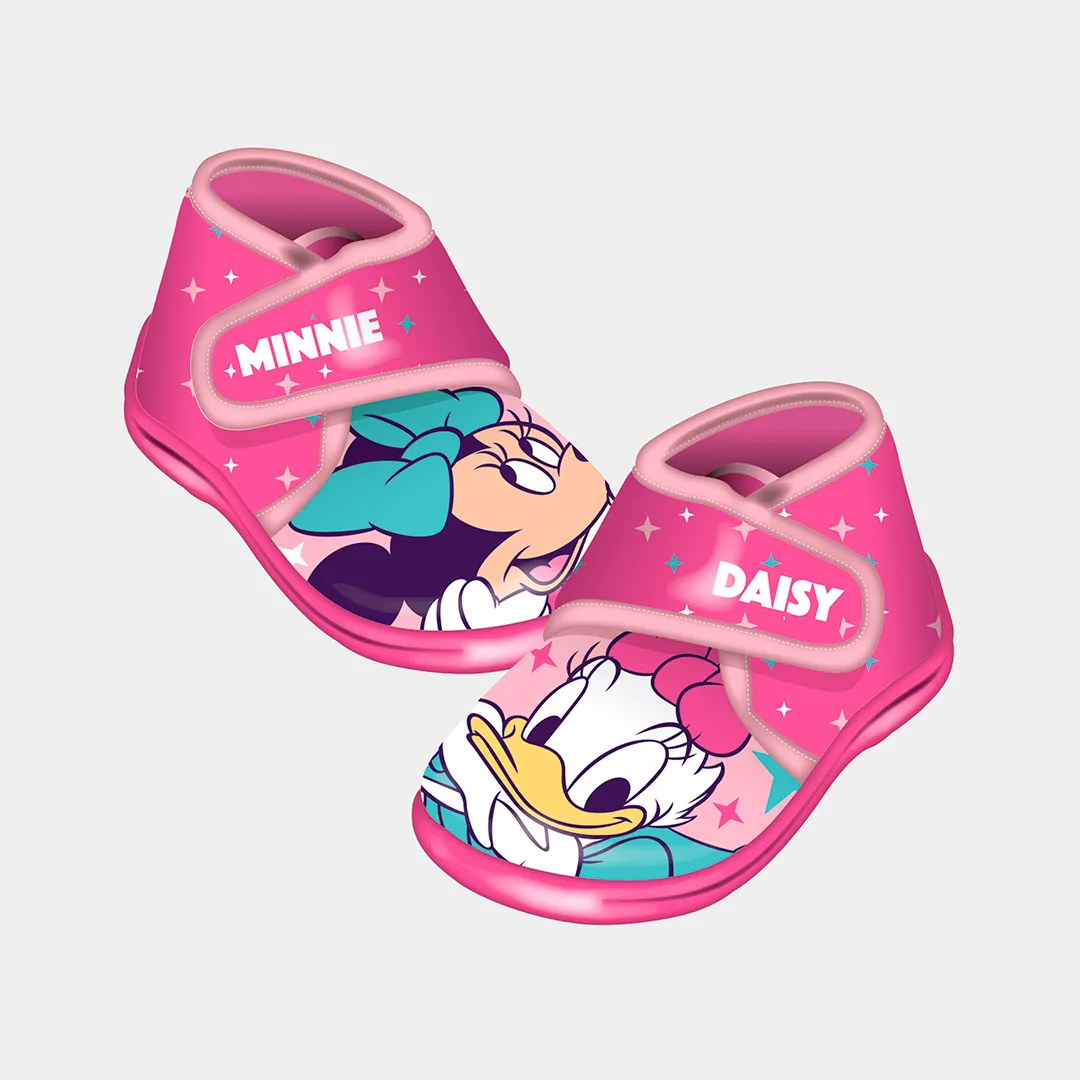 Pantufas Meia Bota da Minnie Cor de Rosa - Image 2