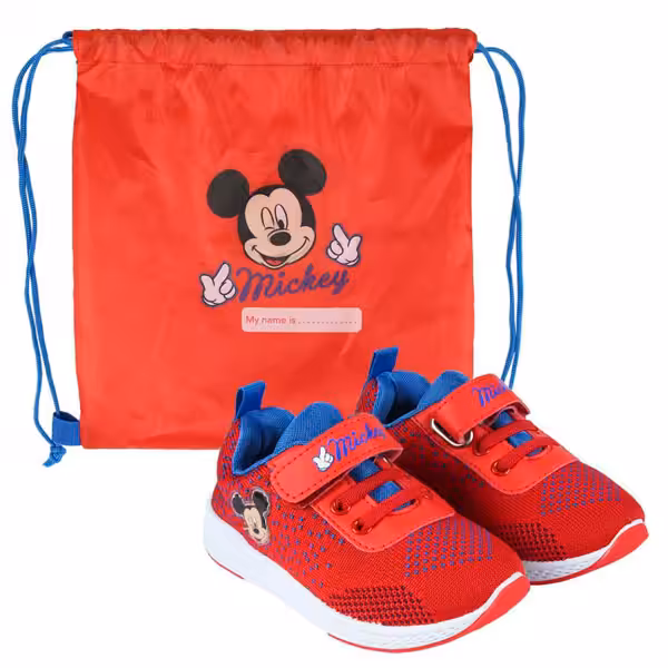 Ténis Desportivos Mickey Mouse com Oferta Saco Ginásio