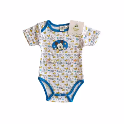 Conjunto de 2 Bodies de Manga Curta do Mickey Azul - Image 3