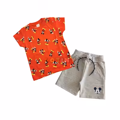 Conjunto de T-Shirt e Calção do Mickey Mouse - Image 2