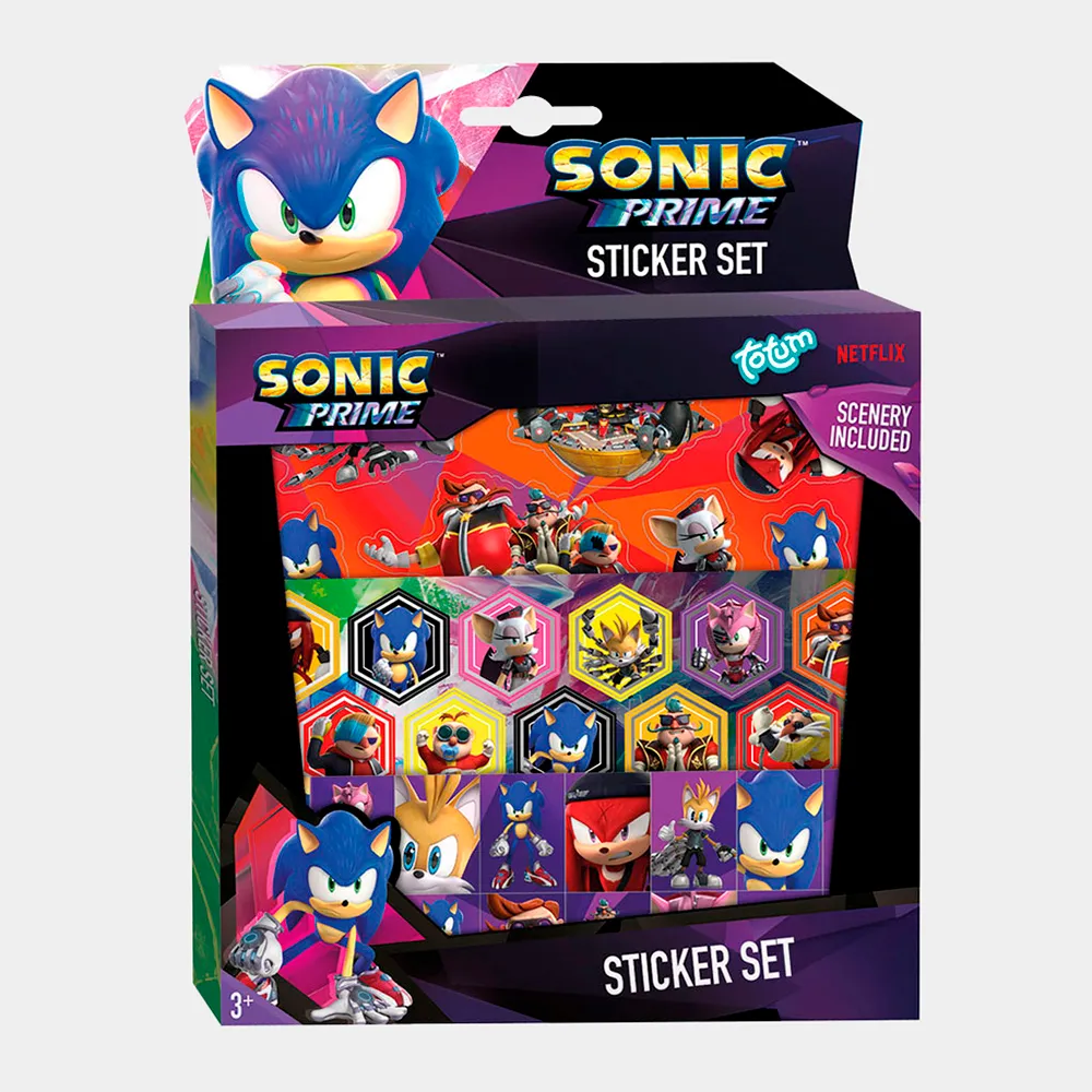 Sonic Conjunto de Stickers Autocolantes