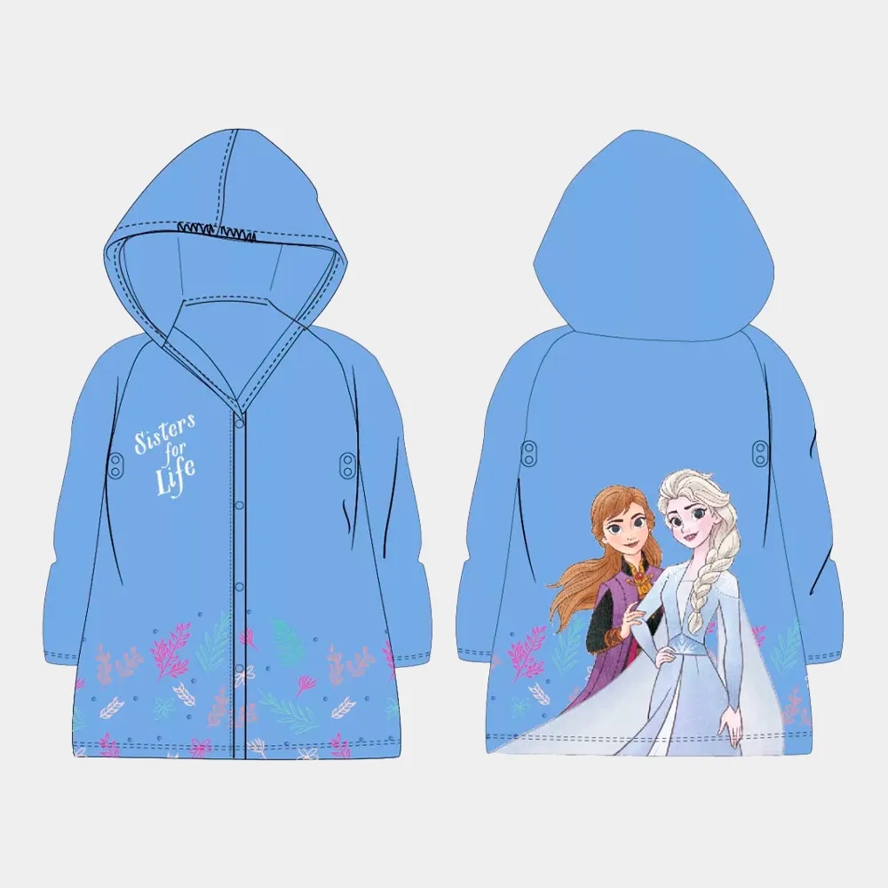 Capa de Chuva Disney Frozen com Capuz
