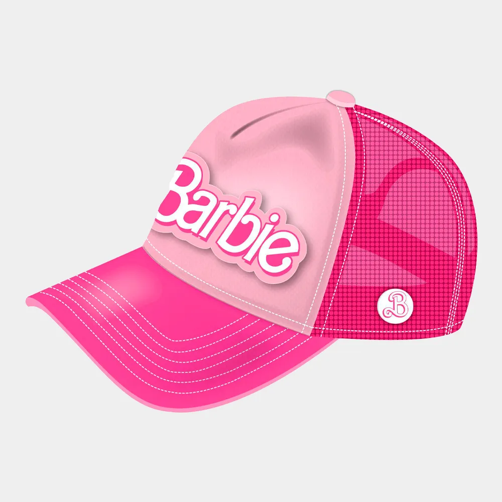 Boné em Rede Barbie Rosa - Image 3