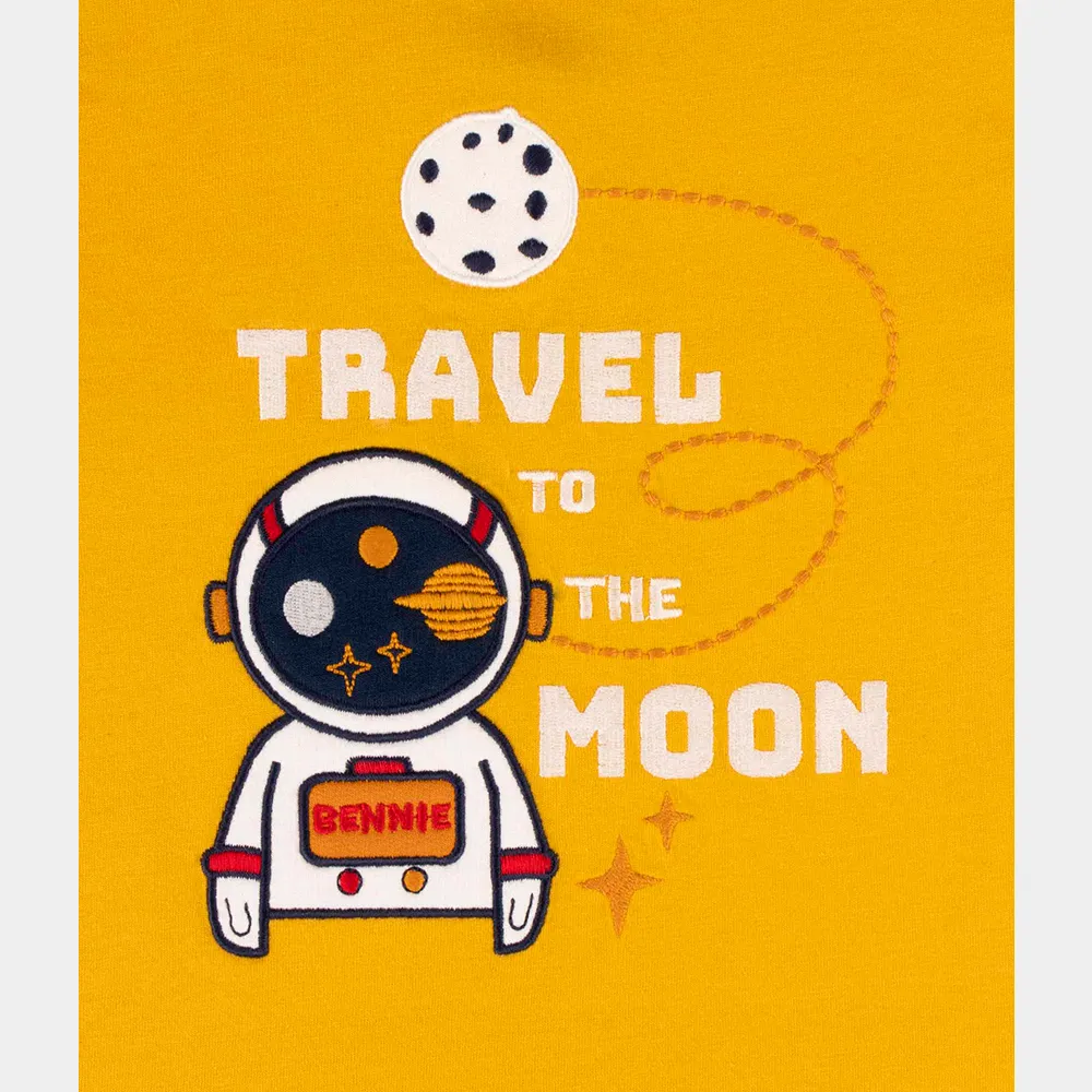 Camisola Bennie Travel-To-The-Moon de 4-6 Anos - Image 3
