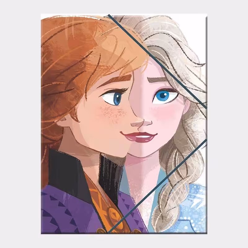 Pasta de Arquivo da Frozen Disney A4