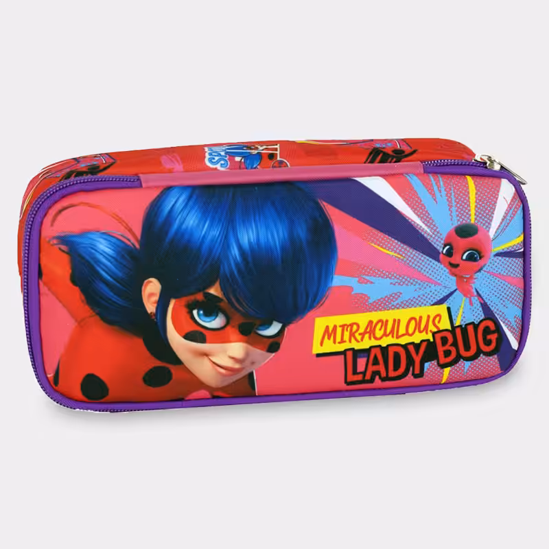 Estojo da Ladybug Escolar de 23cm