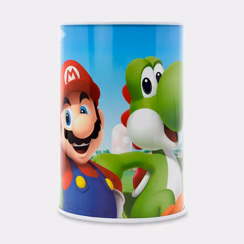 Mealheiro de Metal Super Mario de 15cm