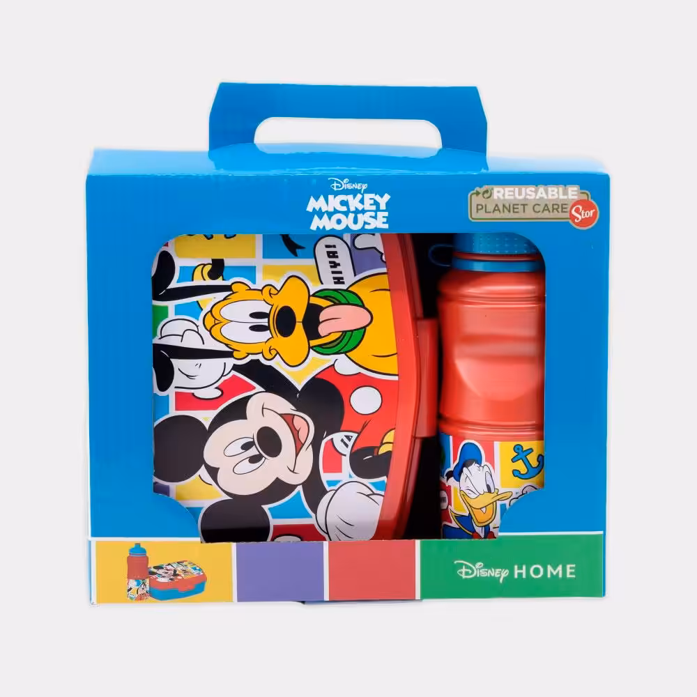 Conjunto Sanduicheira e Garrafa Mickey Better Together