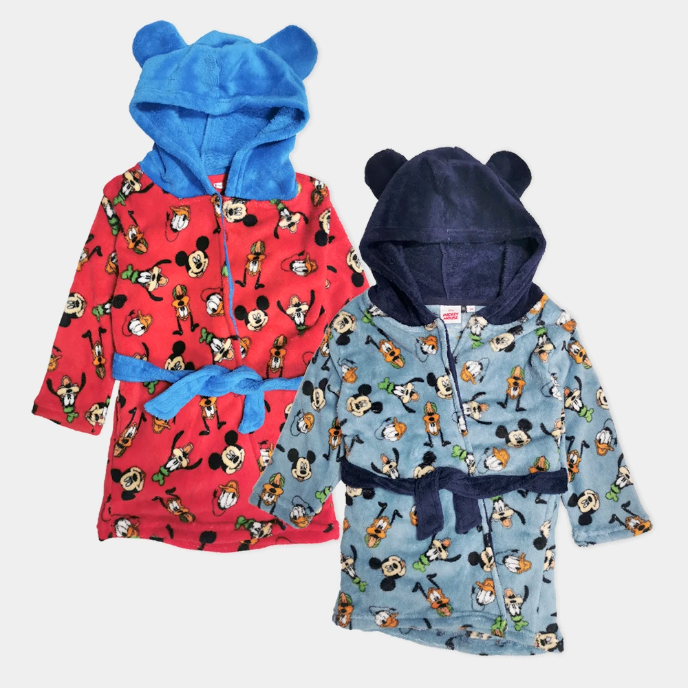 Robe Mickey de Coralina com Capuz
