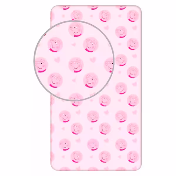 Lençol de Baixo para Cama da Porquinha Peppa 200×90 - Image 2