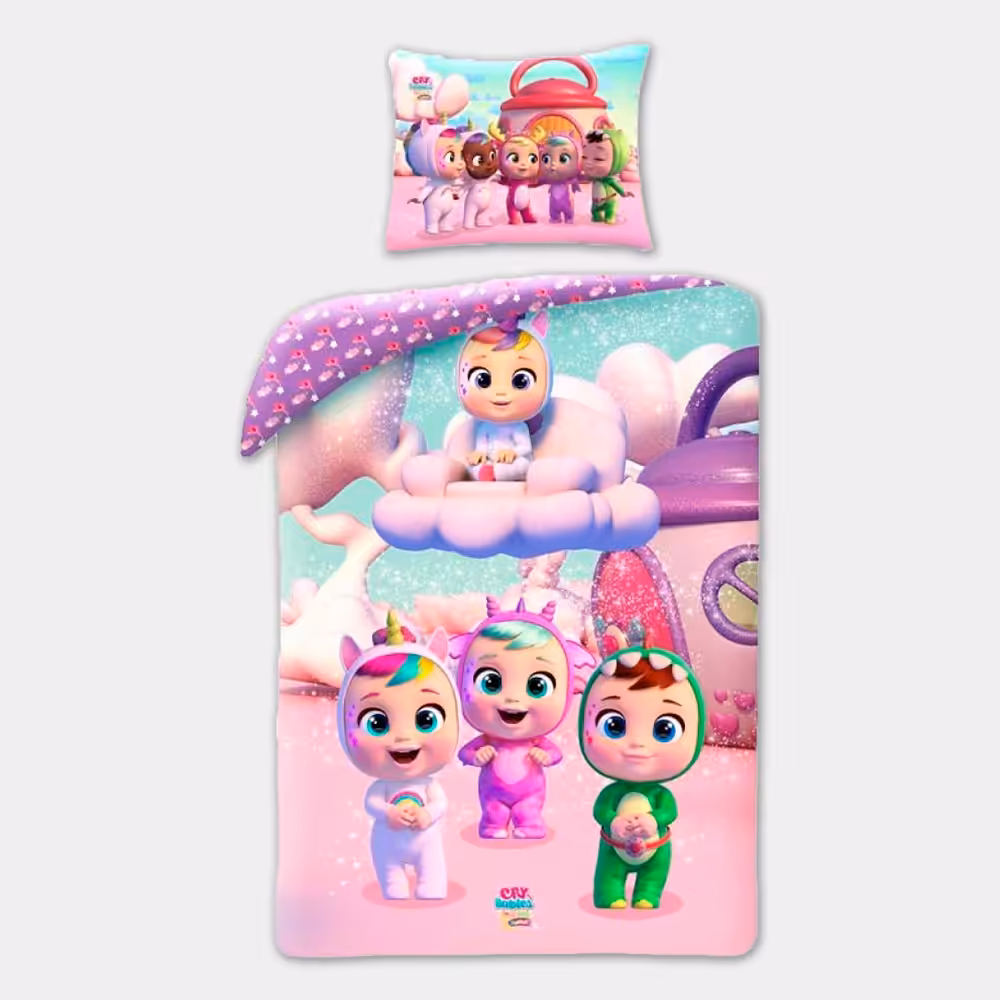 Capa de Edredão e Fronha Cry Babies