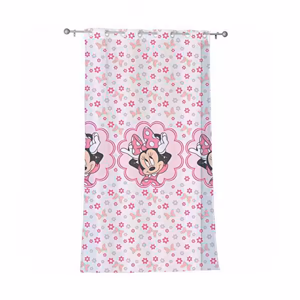 Cortina Transparente da Minnie Rosa de 140 x 240 cm - Image 3